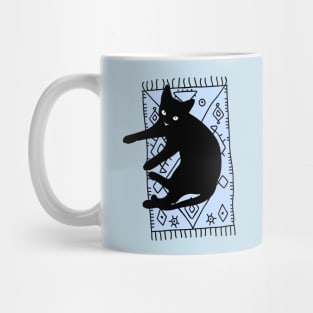 Cat on the rug Mug